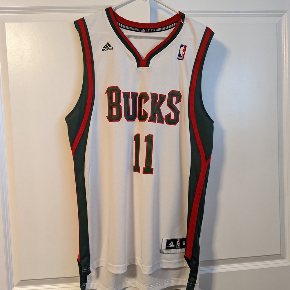 Authentic Adidas Swingman - Milwaukee Bucks - Monta Ellis Jersey